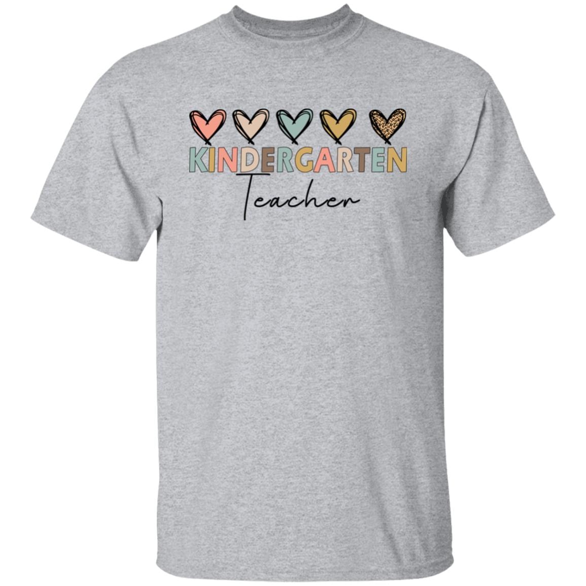 GeckoCustom Kindergarten Teacher Shirt H429 Basic Tee / Sport Grey / S