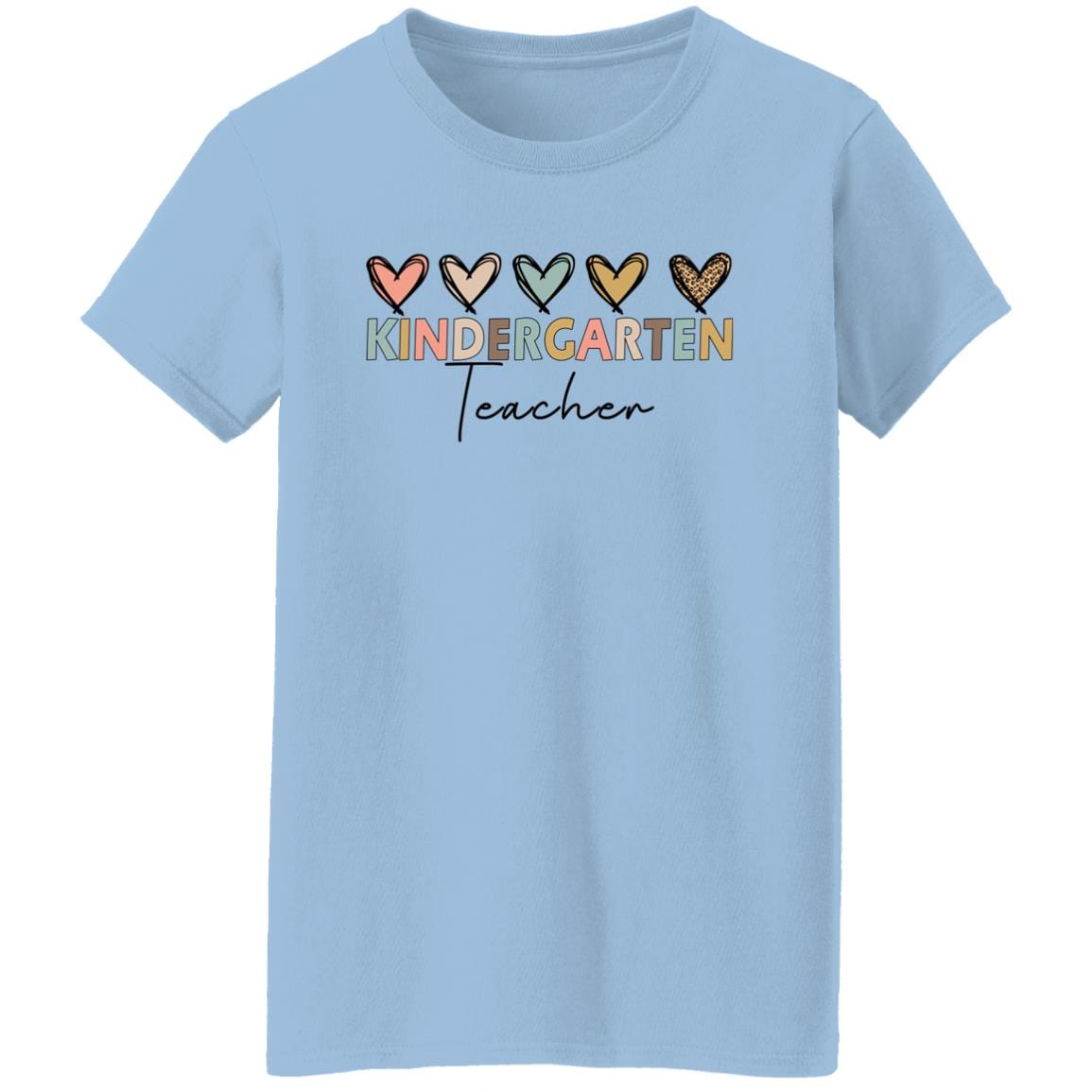 GeckoCustom Kindergarten Teacher Shirt H429 Women T-shirt / Light Blue / S