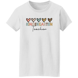 GeckoCustom Kindergarten Teacher Shirt H429 Women T-shirt / White / S