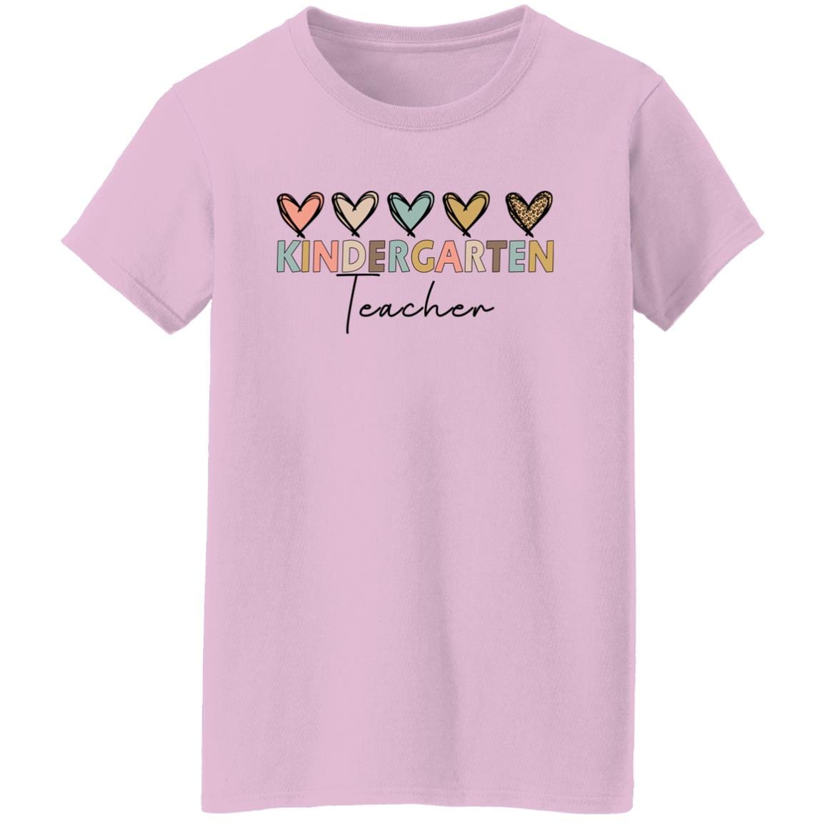 GeckoCustom Kindergarten Teacher Shirt H429 Women T-shirt / Light Pink / S