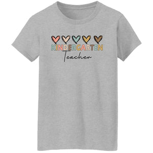GeckoCustom Kindergarten Teacher Shirt H429 Women T-shirt / Sport Grey / S