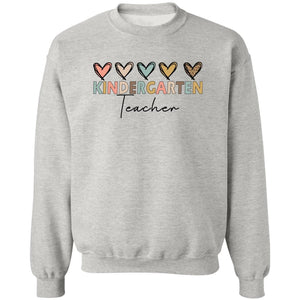 GeckoCustom Kindergarten Teacher Shirt H429 Sweatshirt / Ash / S