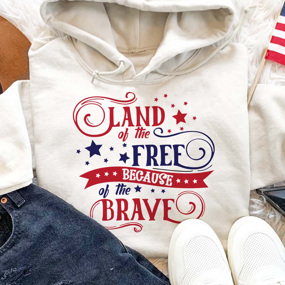 GeckoCustom Land Of The Free Because Of The Brave American Shirt, HN590