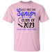 GeckoCustom Last First Day Senior Class of 2023 Not Crying You're Crying Shirt Unisex Tee / Light Pink / S