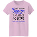 GeckoCustom Last First Day Senior Class of 2023 Not Crying You're Crying Shirt Women Tee / Light Pink / S