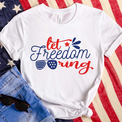 GeckoCustom Let Freedom Ring American Shirt, HN590