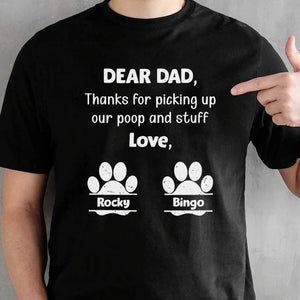 GeckoCustom Letter To Dad/Mom Personalized Custom Dog Shirt C280