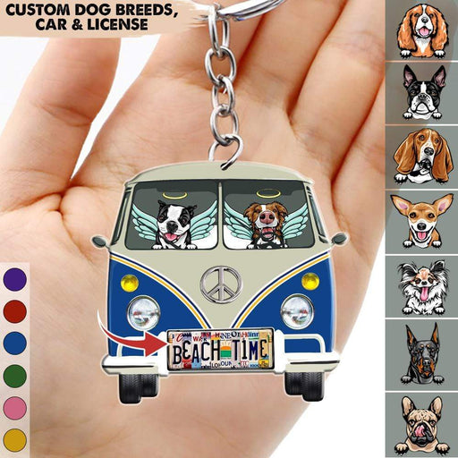 Lemeiyao Luxury Vintage Cute Puppy Car Keychain