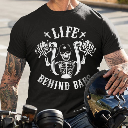 GeckoCustom Life Behind Bars Biker Shirt, HN590