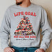GeckoCustom Life Goal Pet All The Dogs Personalized Custom Dog Christmas Sweatshirt C485