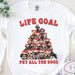 GeckoCustom Life Goal Pet All The Dogs Personalized Custom Dog Christmas Sweatshirt C485 Sweatshirt / S Sport Grey / S