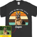 GeckoCustom Life Is Better, Custom Dog Photo Dark Color T Shirt, Personalized Gifts For Pet Lovers NGHS88