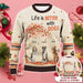 GeckoCustom Life Is Better With Dog AOP Ugly Sweater N304 HN590