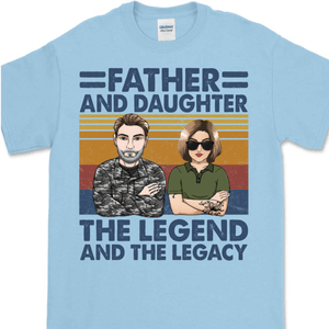 GeckoCustom Like Father Like Daughter Oh Crap Father Daddy Daughter Shirt