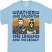 GeckoCustom Like Father Like Daughter Oh Crap Father Daddy Daughter Shirt