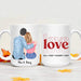 GeckoCustom Love Couple Valentine Coffee Mug, Valentine Day Gift HN590 15 oz