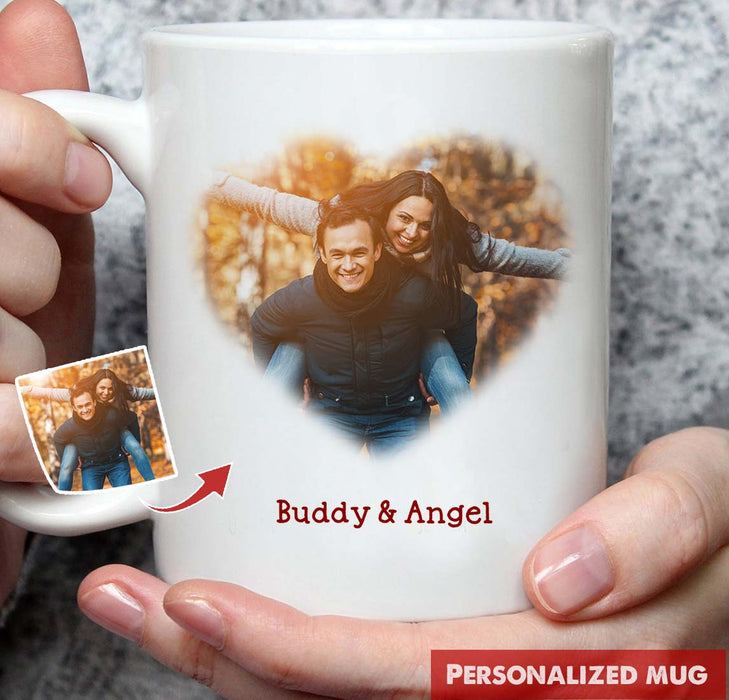 GeckoCustom Love Mug For Wife Husband Partner Couple Coffee Mug, Valentine Gift HN590