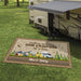 GeckoCustom Making Memories One Campsite At A Time With Dog Camping Patio Rug, Patio Mat K228 HN590 2.5'x4.6' (30x55 inch)