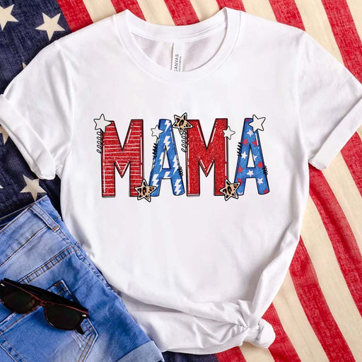GeckoCustom Mama Glossy American Shirt, HN590