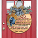 GeckoCustom Marrying You Was The Best Decision Wooden Door Sign With Wreath, Family Gift, Door Hanger HN590 18 Inch