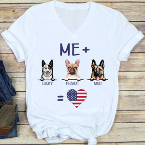 GeckoCustom Me And My Dog Personalized Custom Dog Bright Shirt C383