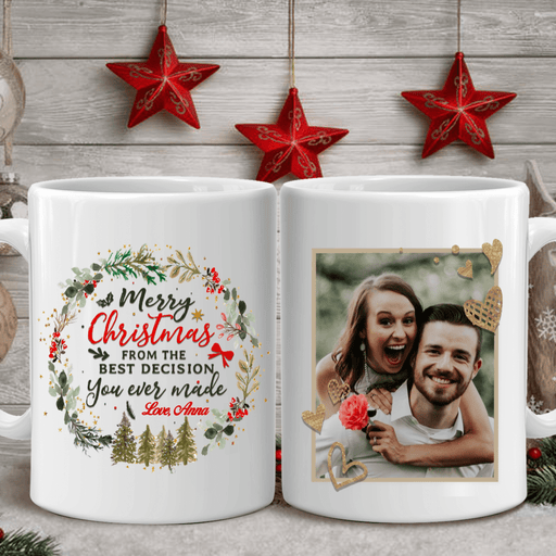 GeckoCustom Merry Christmas Couple Mug
