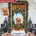GeckoCustom Merry Christmas Dog Door Cover HN590