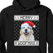 GeckoCustom Merry Woofmas Personalized Custom Photo Dog Sweatshirt, Dog Lover Sweater Christmas C474V2 Pullover Hoodie / Black Colour / S
