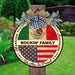 GeckoCustom Mexican-American we are so proud- Door Hanger HN590