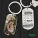 GeckoCustom Mommy You Were My First Kiss Family Metal Keychain HN590