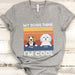 GeckoCustom My Dog Thinks I'm Cool Dog Lover Shirt Women V-neck / V Black / S