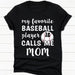 GeckoCustom My Favorite Baseball Player Personalized Custom Baseball Shirts C497 Women Tee / Black Color / S