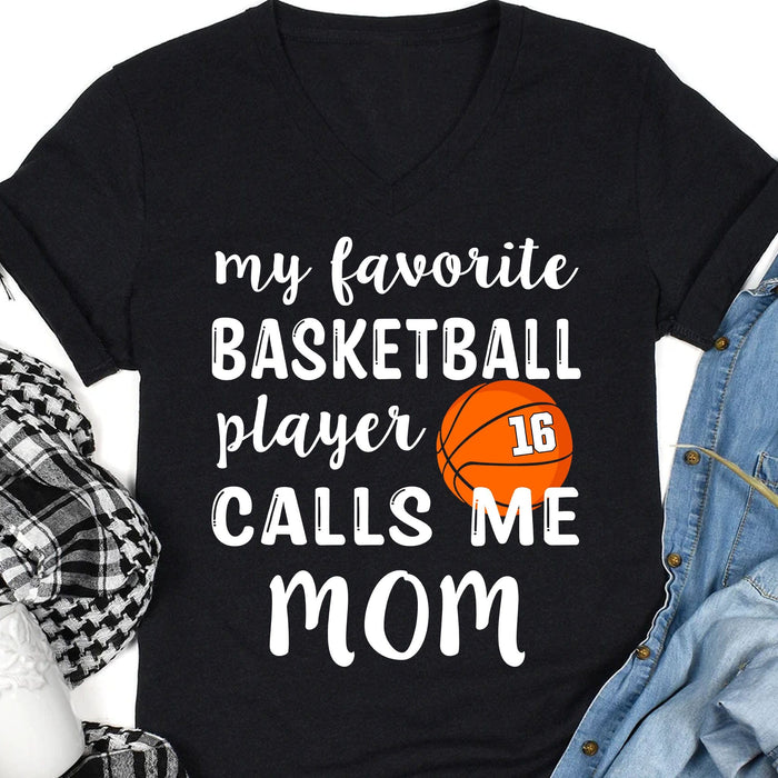 GeckoCustom My Favorite Basketball Player Personalized Custom Basketball Shirts C497 Women V-neck / V Black / S