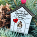 GeckoCustom My Favorite Hello My Hardest Goodbye Dog Ornament, Dog Memories Gift, HN590