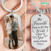 GeckoCustom My Favorite Place Is Next To You Couple Metal Keychain HN590 No Gift box / 1.77" x 1.06"