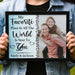 GeckoCustom My Favorite Place Is Next To You Personalized Anniversary Picture Frame C579 10"x8"