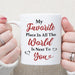 GeckoCustom My Favorite Place Is Next To You Personalized Custom Photo Anniversary Mug Valentine Day Gift C579