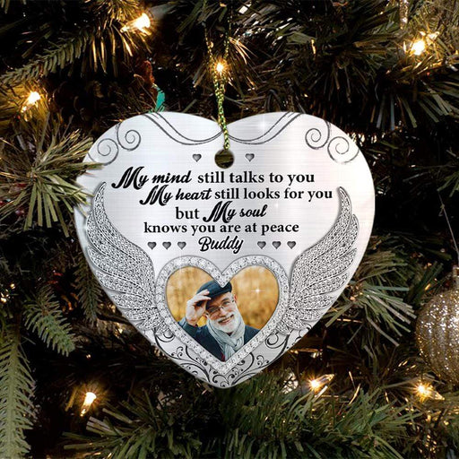 GeckoCustom My Soul Knows You Are At Peace Family Heart Ornament HN590 Pack 1 Heart