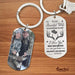 GeckoCustom My Wife I Love You More Than Hunting Hunter Valentine Metal Keychain HN590 With Gift Box (Favorite) / 1.77" x 1.06"