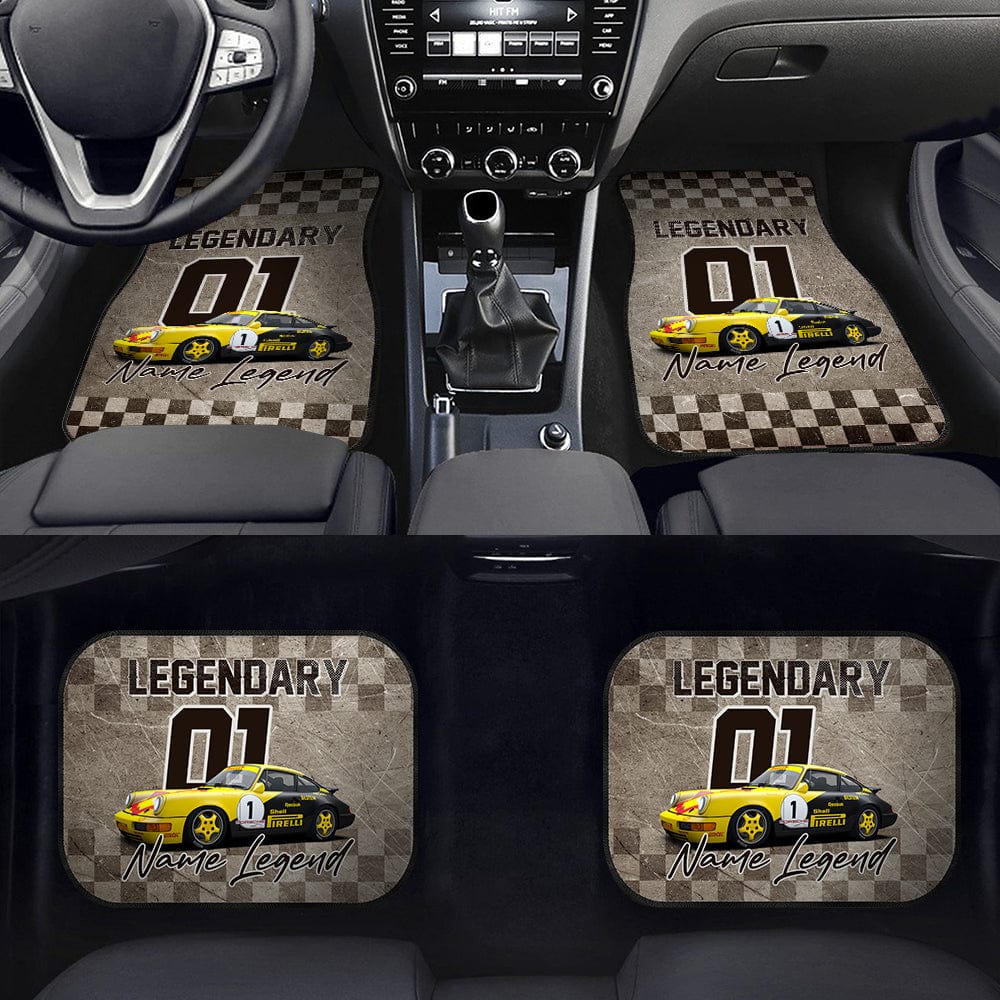 GeckoCustom Nascar Legendary Car Mats, Upload Photo Car, HN590
