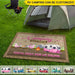 GeckoCustom Never Take Camping Advice From Me You'll Only End Up Drunk Patio Rug, Patio Mat HN590 2.5'x4.6' (30x55 inch)