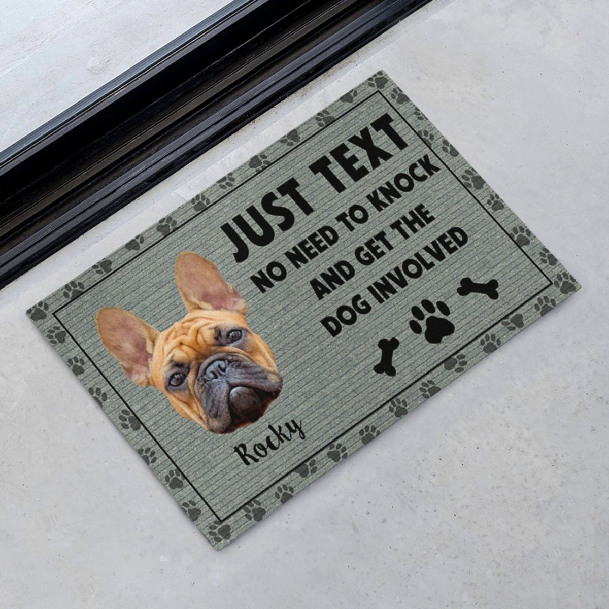 Door mats about dogs best sale