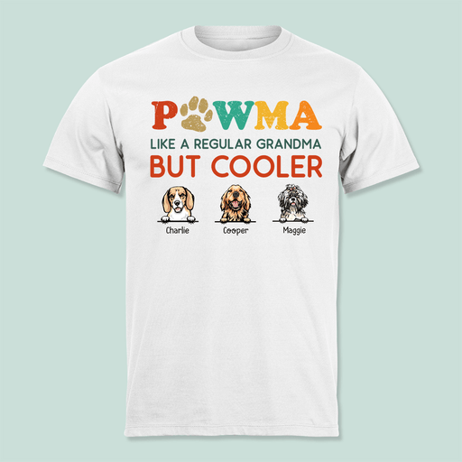 GeckoCustom Pawma Like A Regular Grandma But Cooler Dog Shirt N304 HN590 Unisex T-Shirt / Sport Grey / S