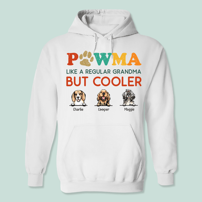 GeckoCustom Pawma Like A Regular Grandma But Cooler Dog Shirt N304 HN590 Pullover Hoodie / Sport Grey Colour / S