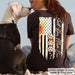 GeckoCustom Personalized Best Dog Mom Ever Sunset Flag Dog Shirt, HN590