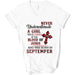 GeckoCustom Personalized Birthday Girl Shirt, Never Underestimate Girl Blood Of Jesus Birthday Shirt