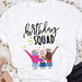 GeckoCustom Personalized Birthday T Shirt, Birthday Squad Birthday Shirt, Birthday Gift Women T Shirt / White / S