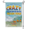 GeckoCustom Personalized Camping Garden Flag 12"x18"