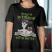 GeckoCustom Personalized Cat Halloween Shirt, Buckle up Buttercup Witch Switch Shirt Women T Shirt / Sport Grey Color / S