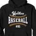 GeckoCustom Personalized Custom Baseball Shirts C495 Pullover Hoodie / Black Colour / S